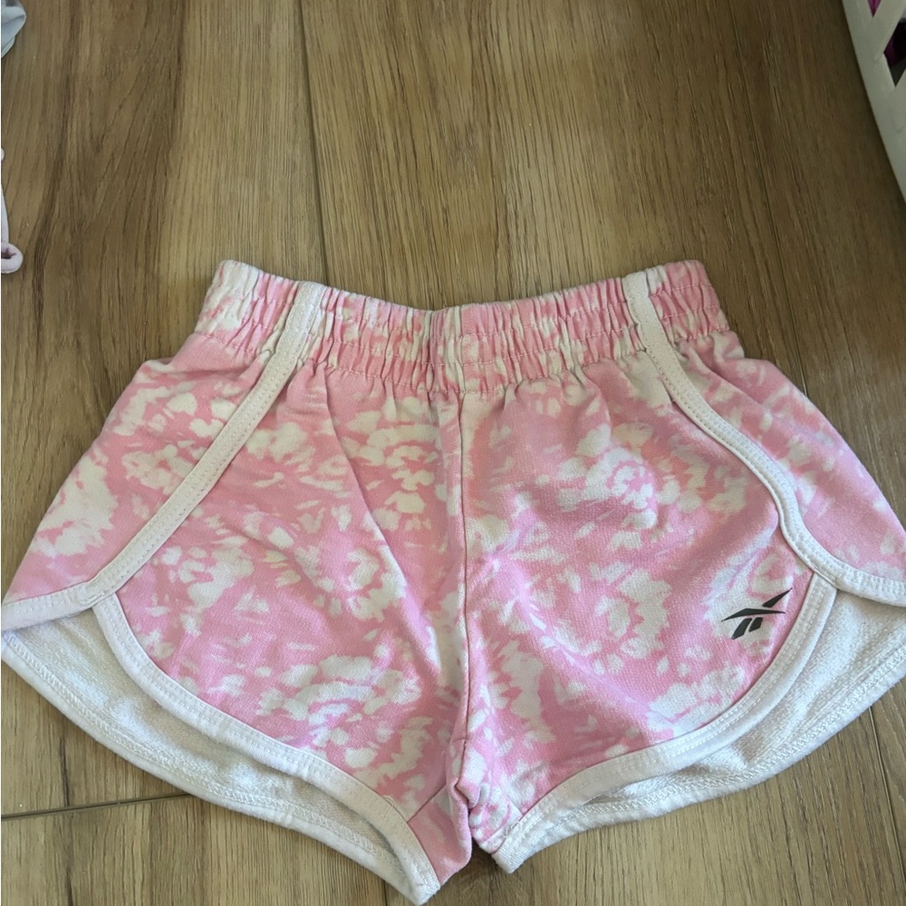 Reebok Women's Floral Pink Athletic Shorts